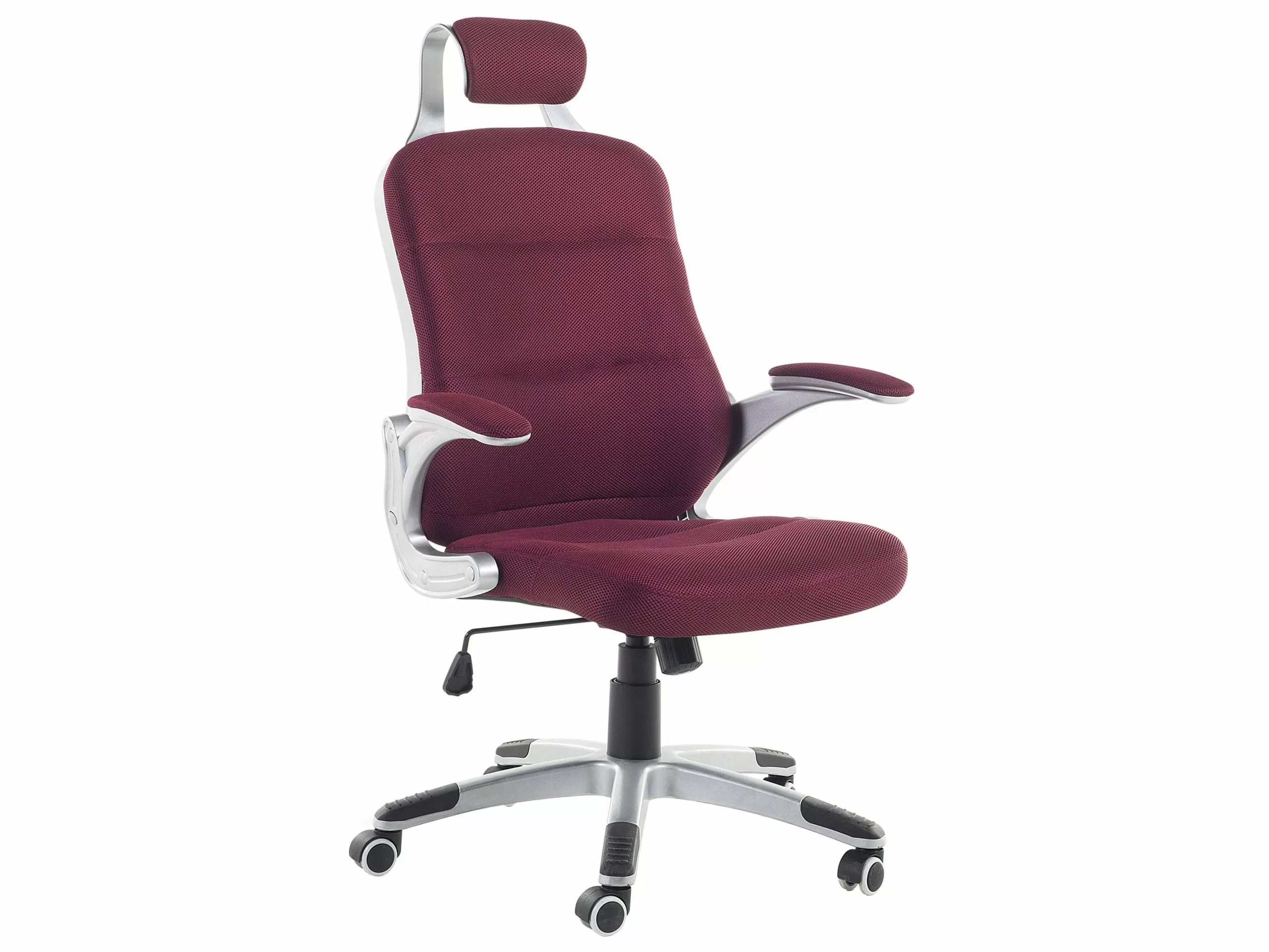 Beliani Työtuoli Verkkokangas Viininpunainen PREMIER - Image 2