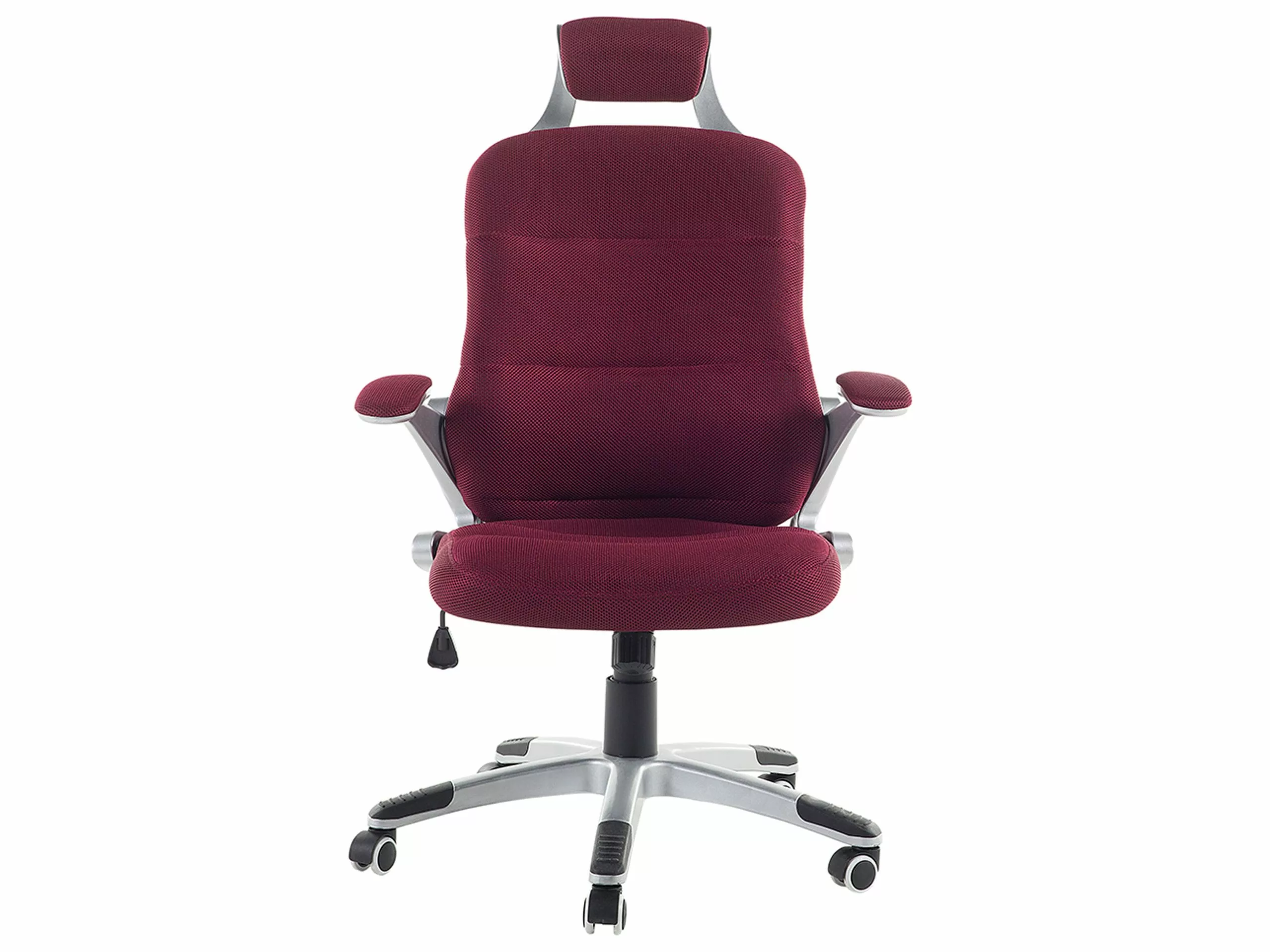Beliani Työtuoli Verkkokangas Viininpunainen PREMIER - Image 3