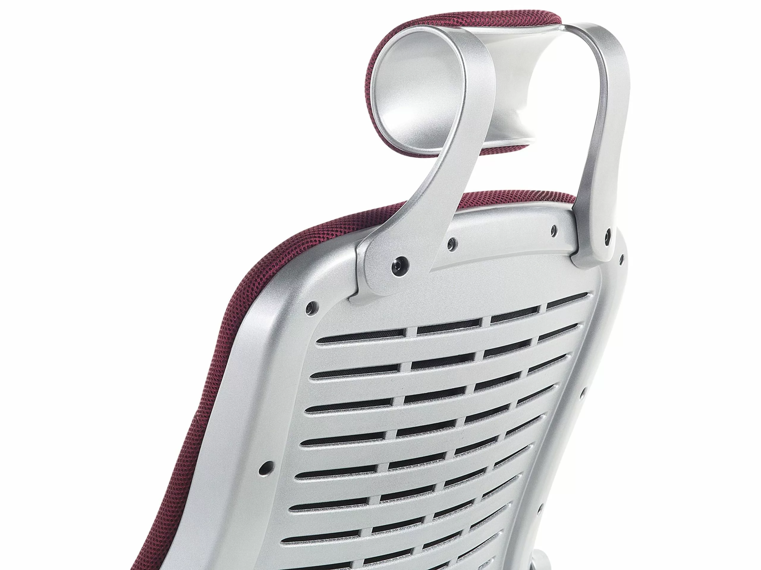 Beliani Työtuoli Verkkokangas Viininpunainen PREMIER - Image 8