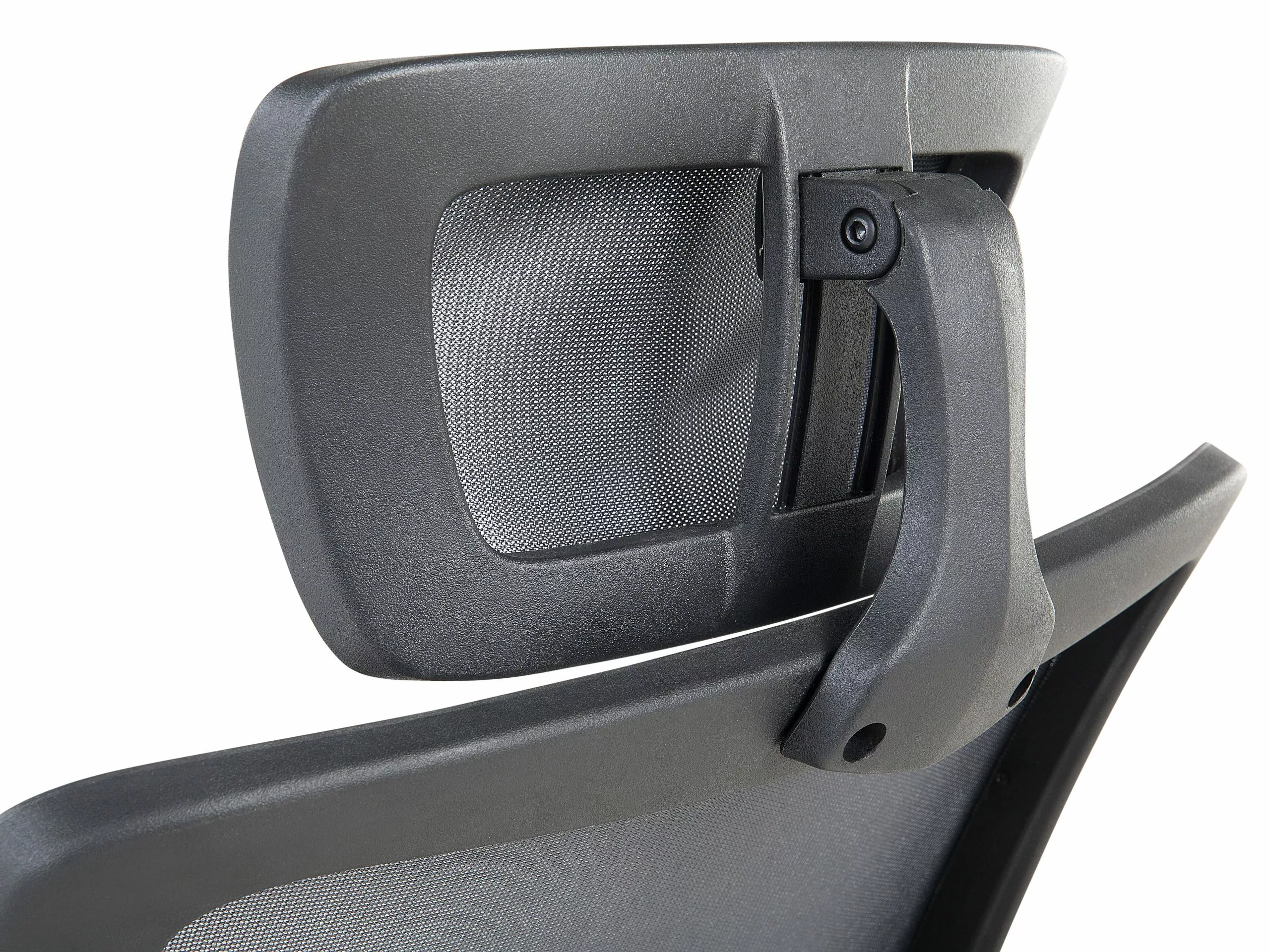 Beliani Työtuoli Verkkokankainen Harmaanmusta NOBLE - Image 10