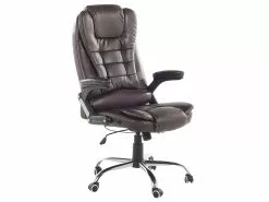 Beliani Työtuoli Ruskea ROYAL