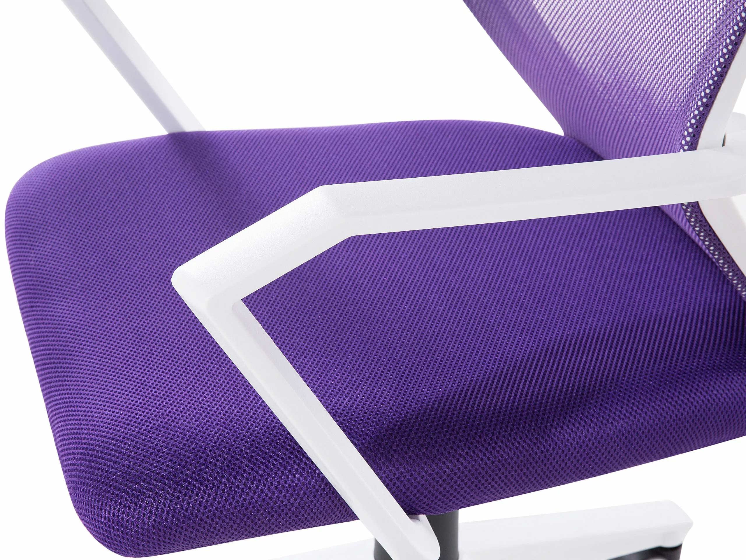 Beliani Työtuoli Verkkokankainen Selkänoja Violetti RELIEF - Image 9