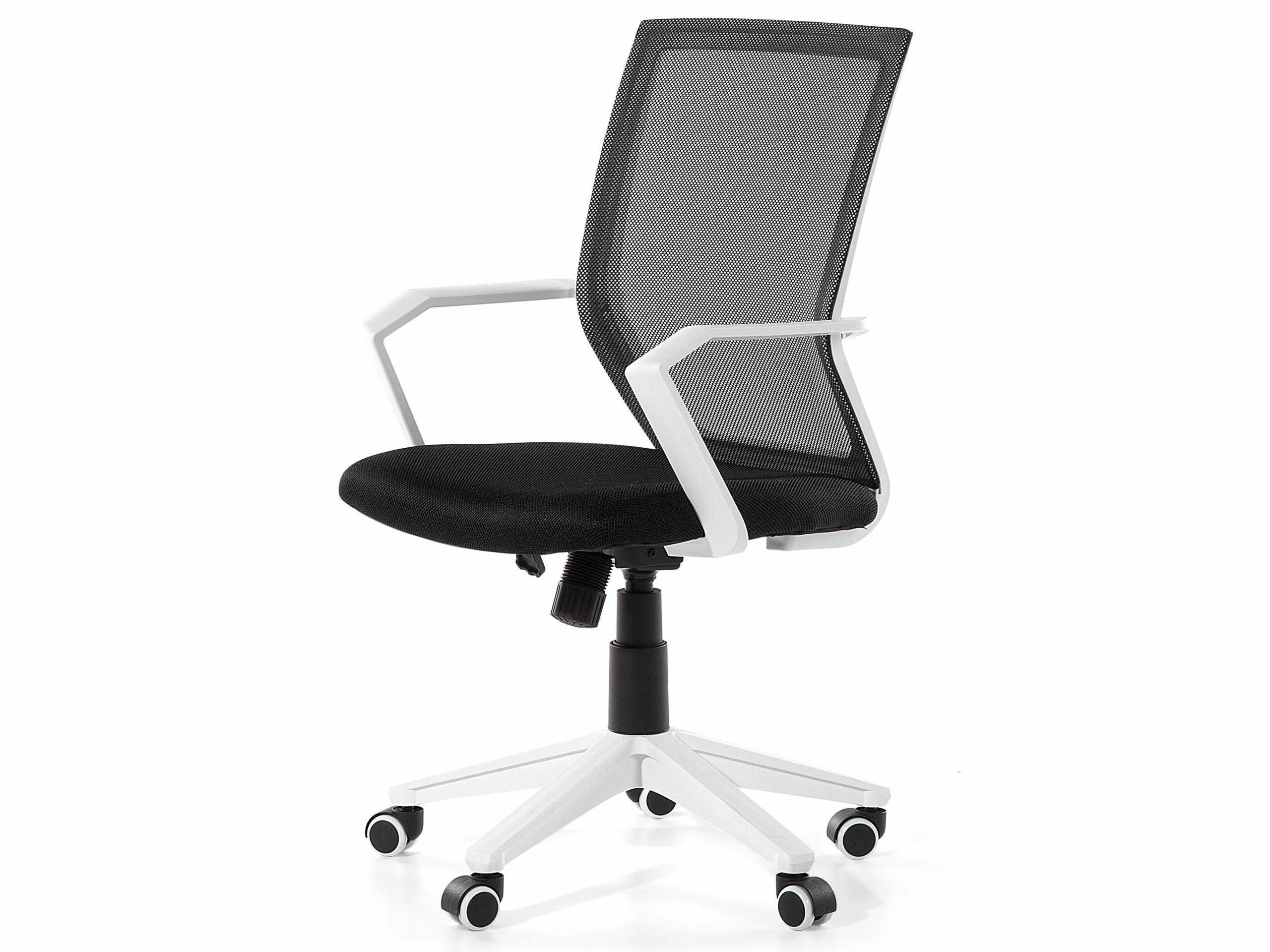 Beliani Työtuoli Verkkokankainen Selkänoja Musta RELIEF - Image 6