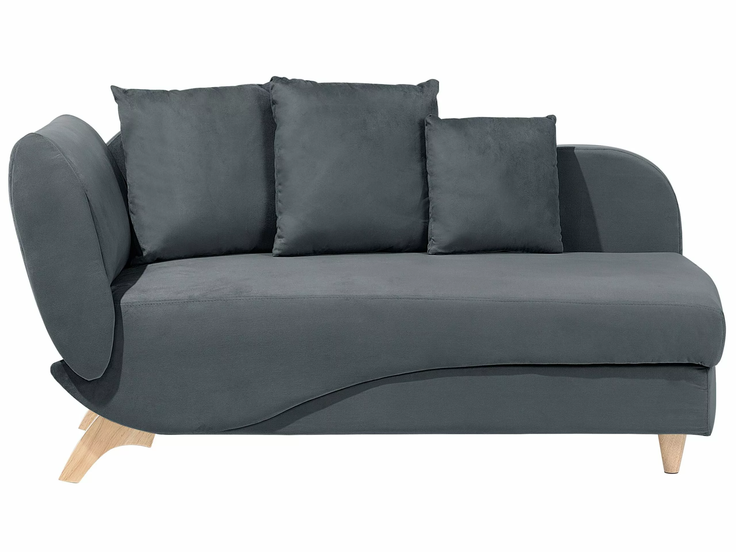 Beliani 2-istuttava Sohva Tummanharmaa MERI