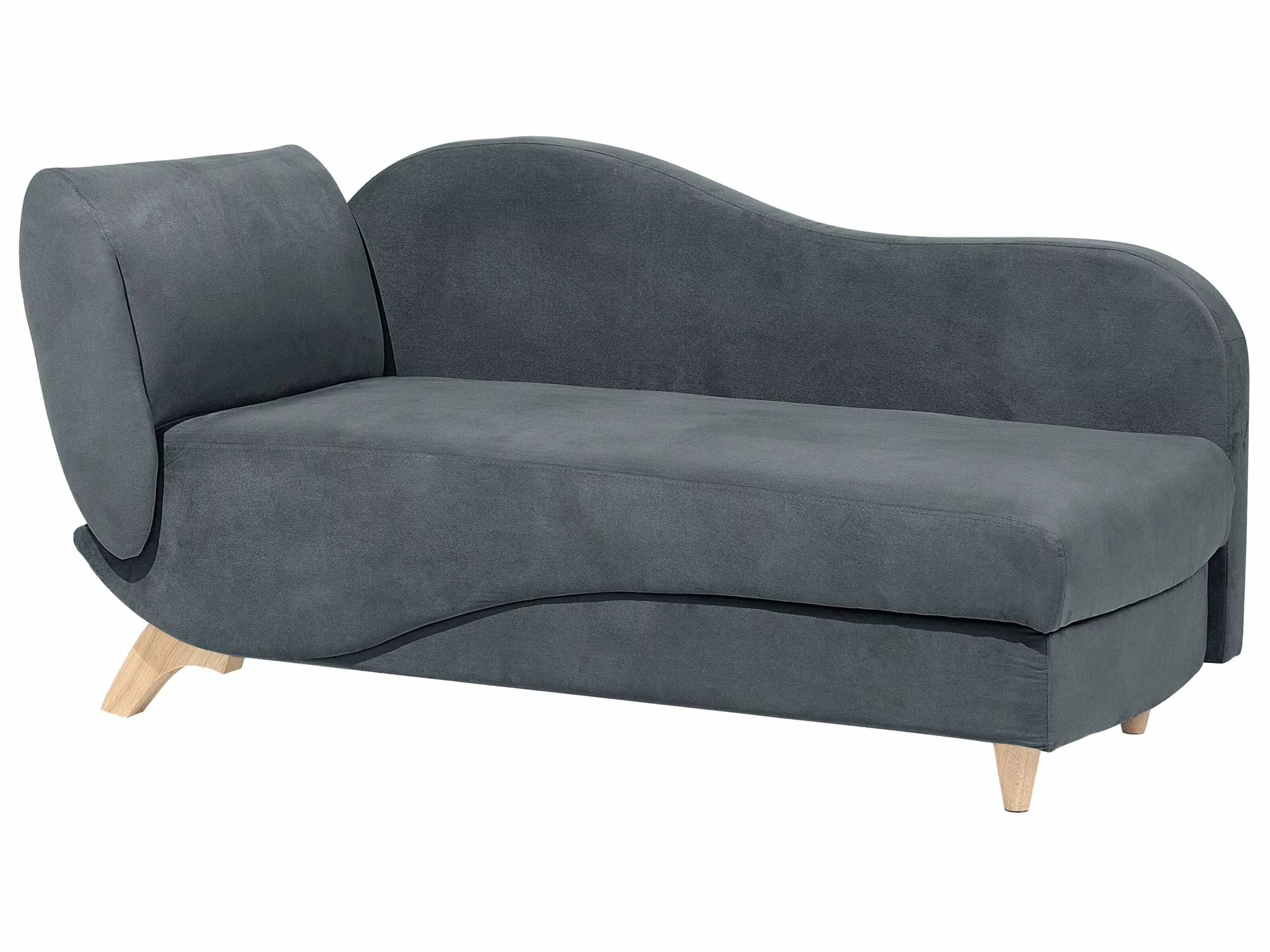 Beliani 2-istuttava Sohva Tummanharmaa MERI - Image 5