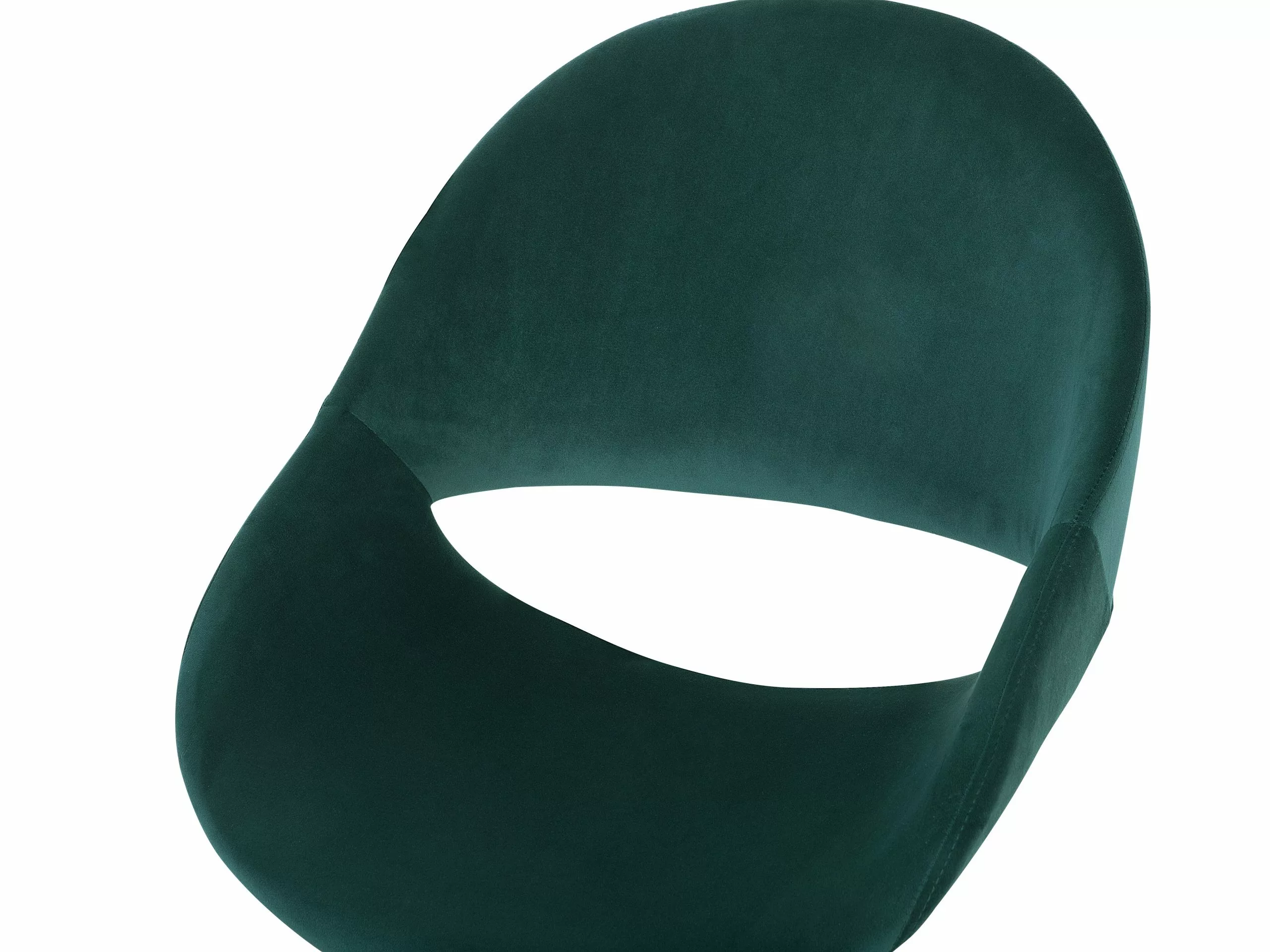 Beliani Työtuoli Samettinen Vihreä SELMA - Image 6