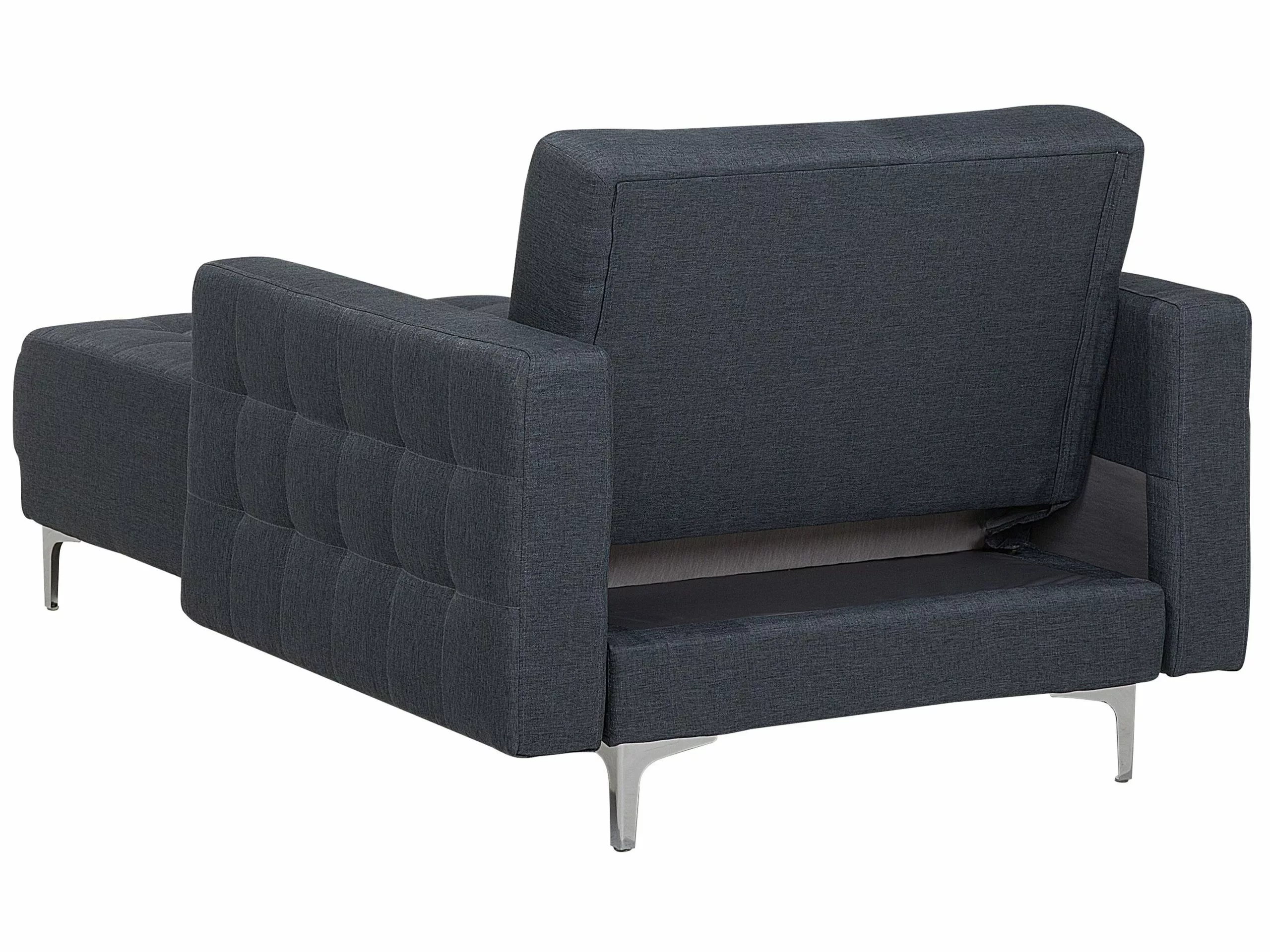 Beliani Tummanharmaa Kangasdivaani ABERDEEN - Image 8