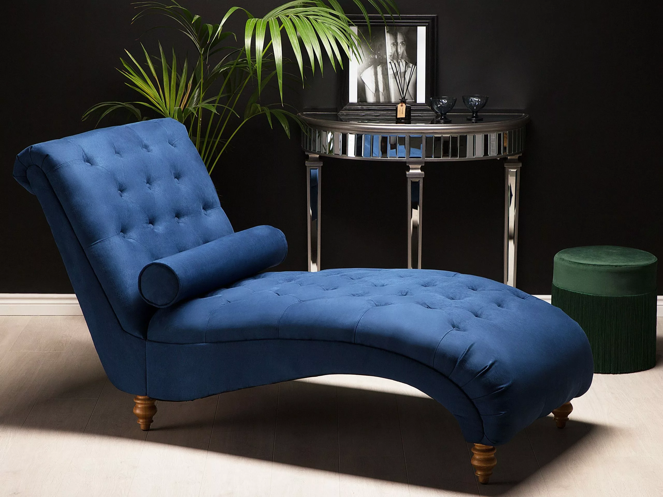 Beliani Divaani Kankainen Sininen MURET - Image 2