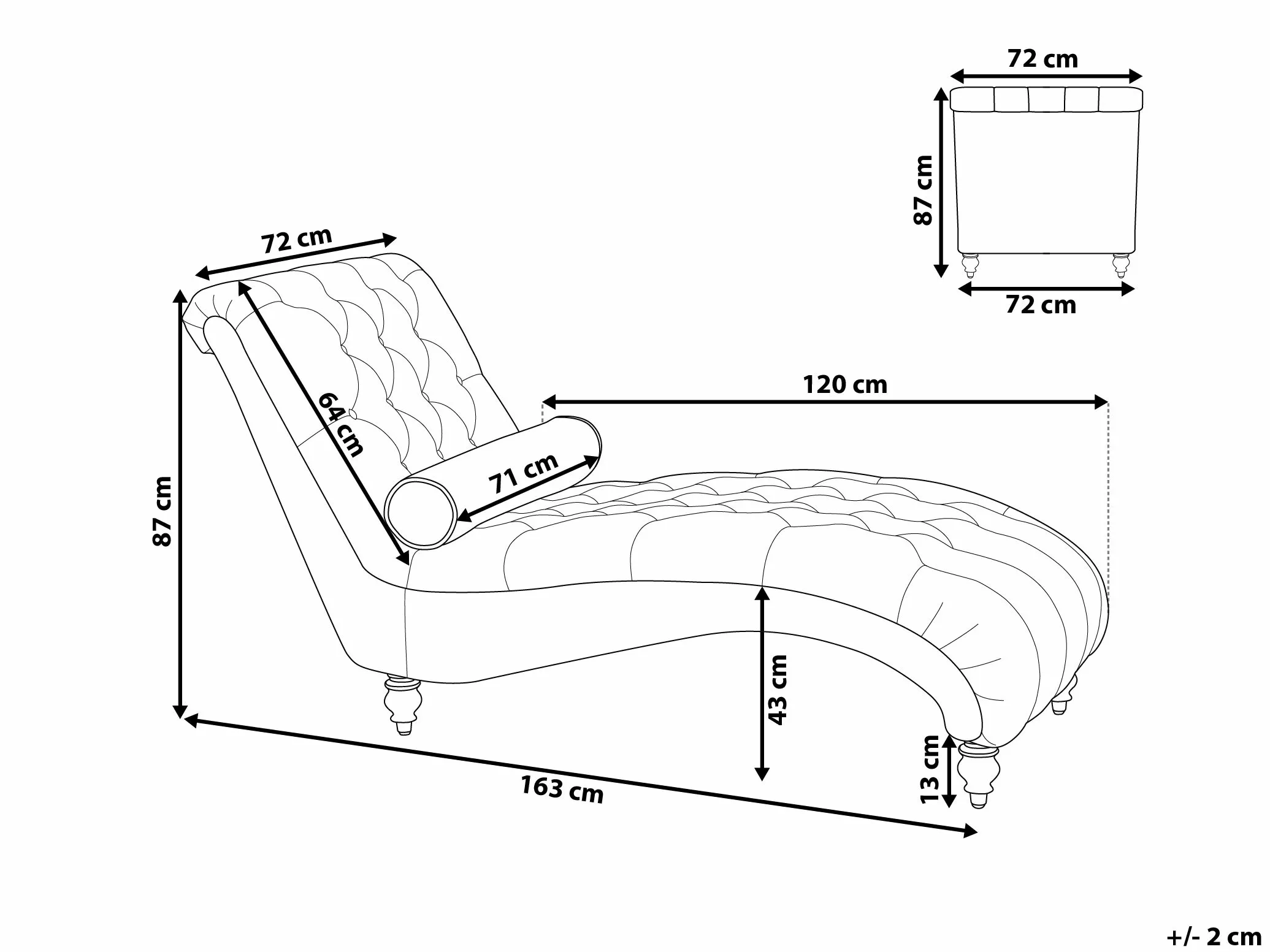 Beliani Divaani Kankainen Sininen MURET - Image 10