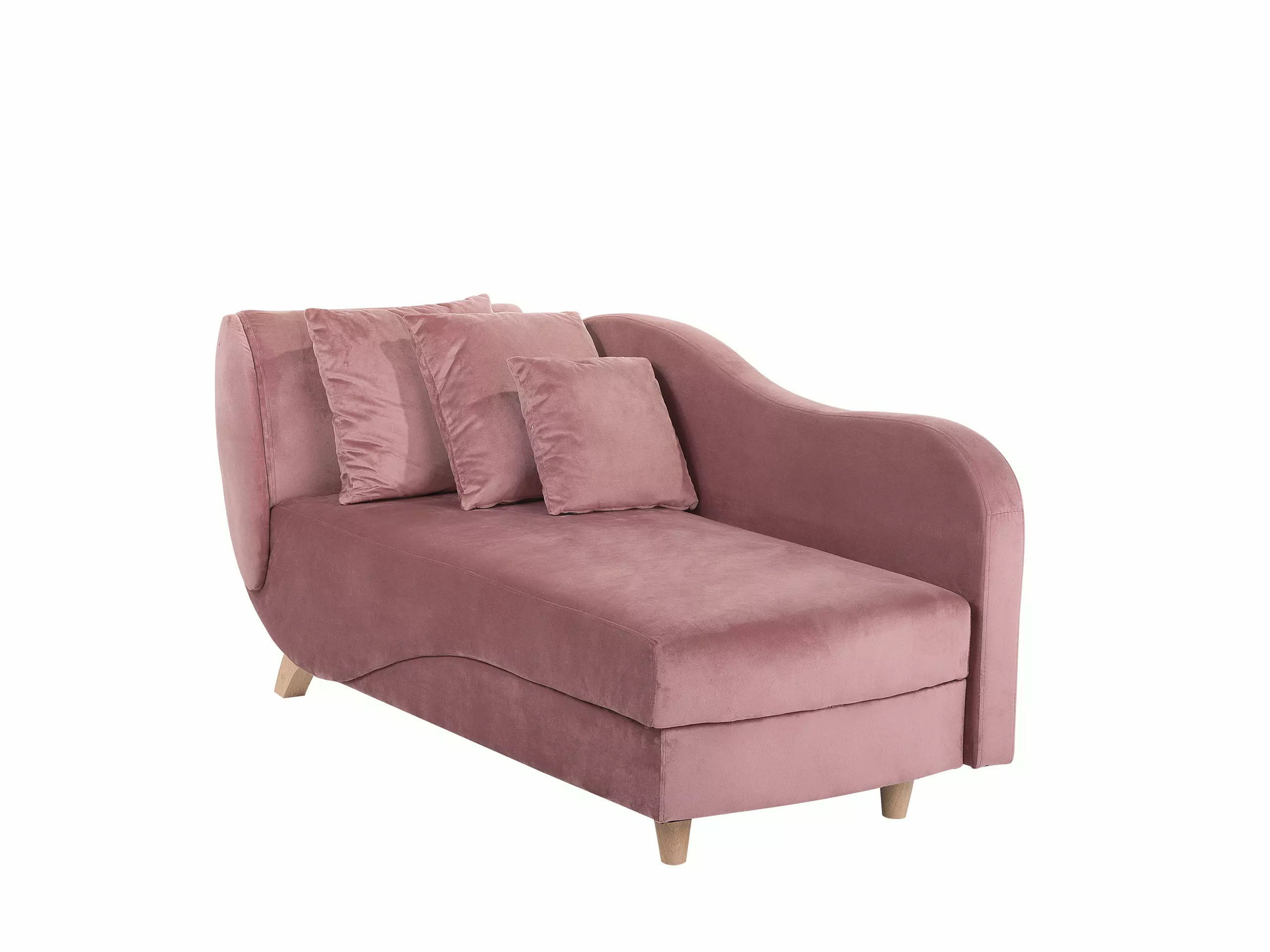 Beliani 2-istuttava Sohva Vaaleanpunainen MERI - Image 3