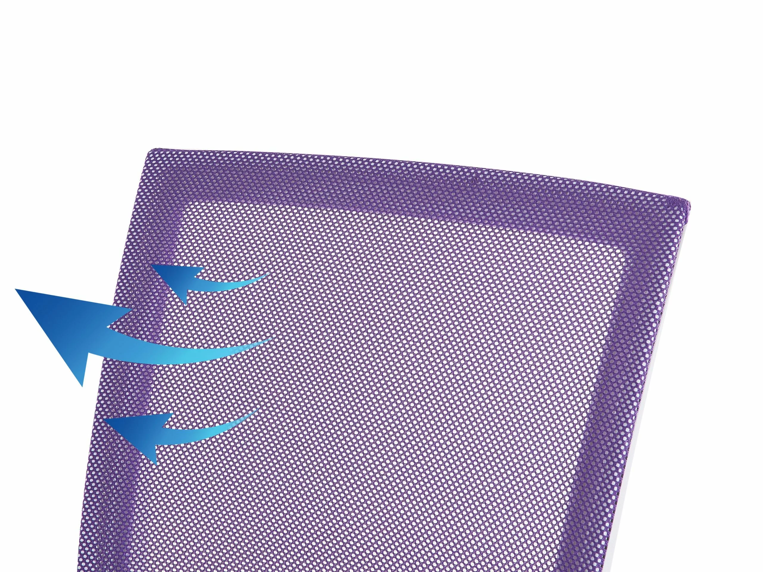 Beliani Työtuoli Verkkokankainen Selkänoja Violetti RELIEF - Image 7