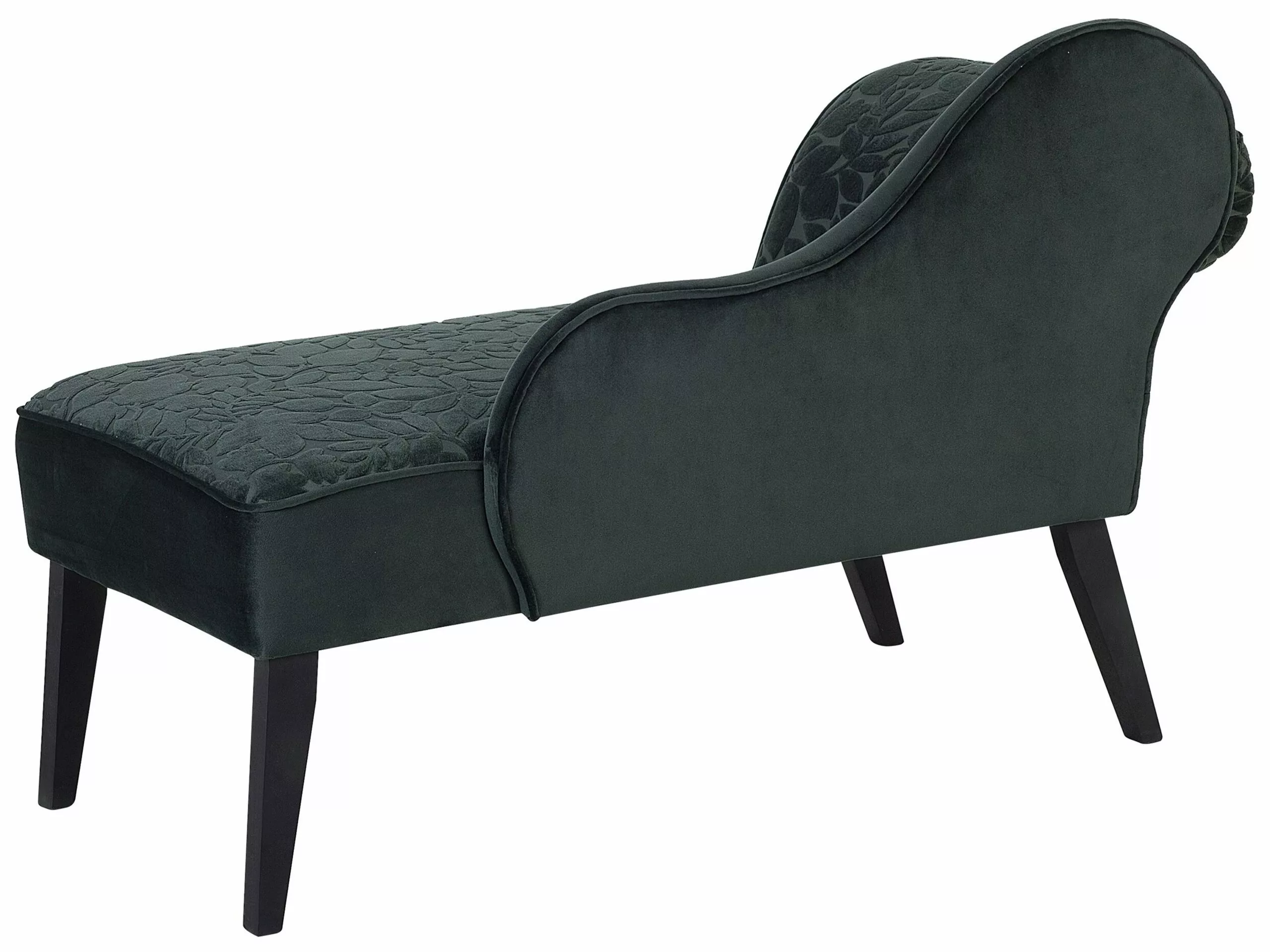 Beliani Divaani Vasenkätinen Samettinen Vihreä BIARRITZ - Image 4