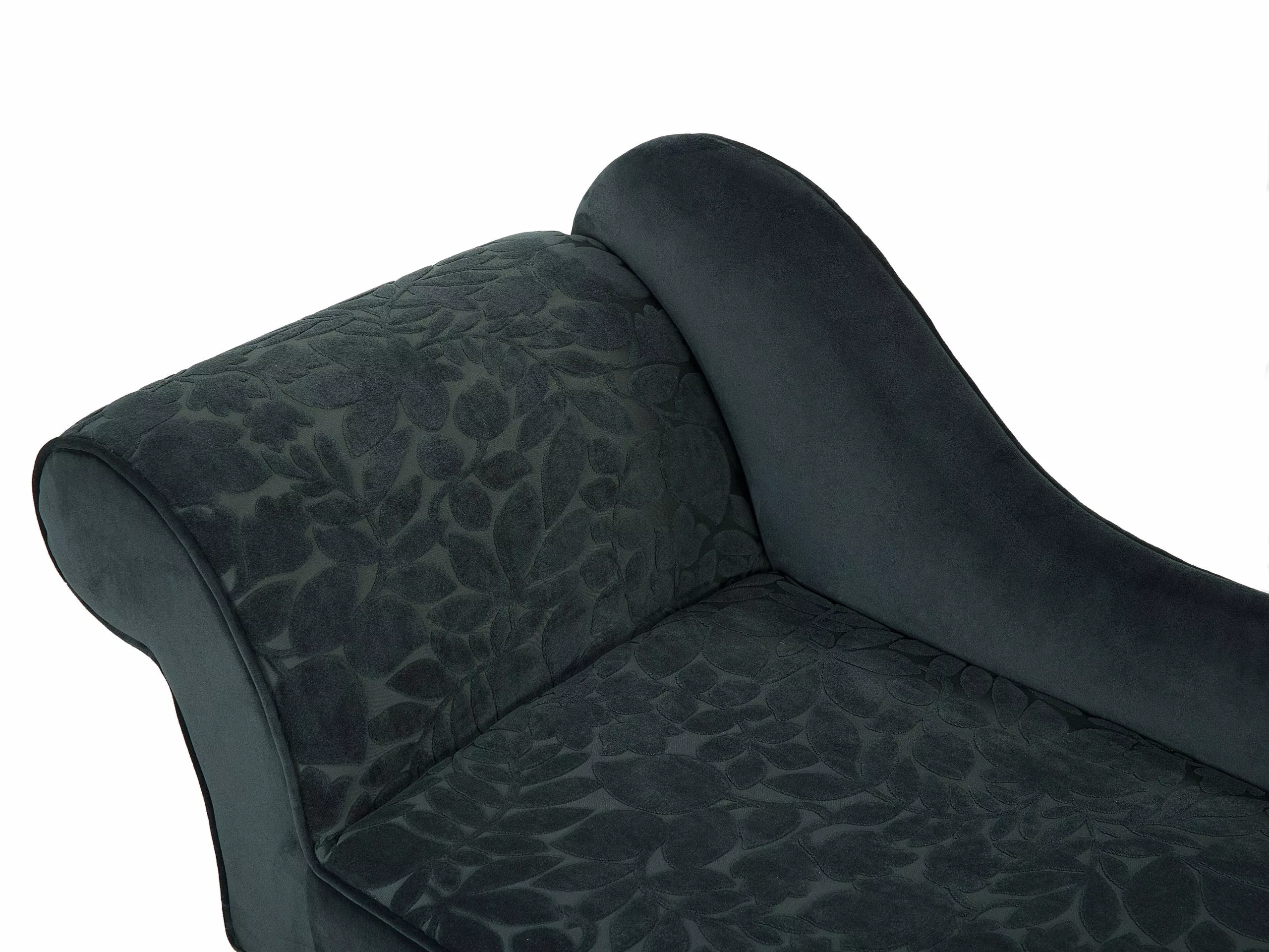 Beliani Divaani Vasenkätinen Samettinen Vihreä BIARRITZ - Image 5