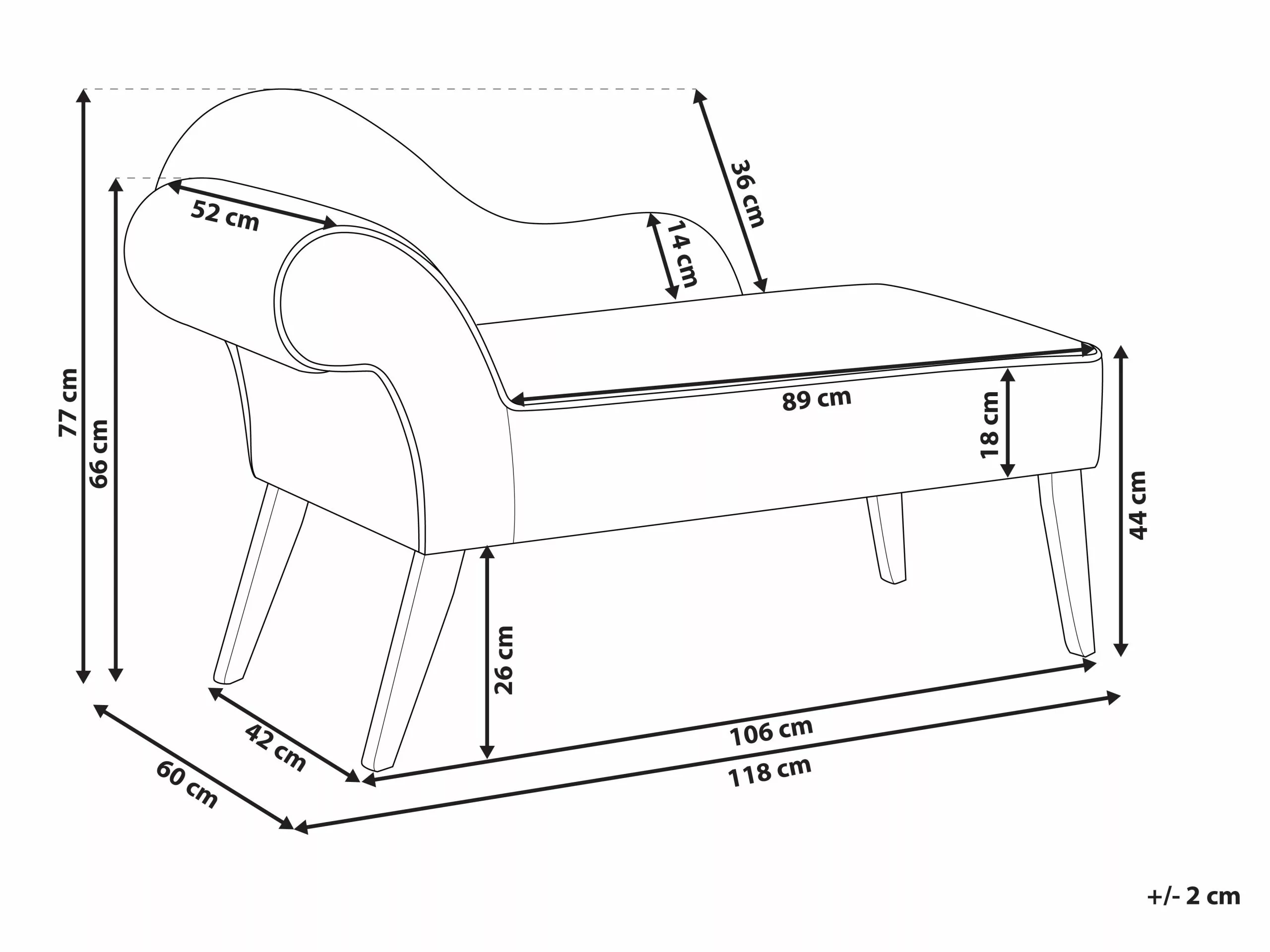 Beliani Divaani Vasenkätinen Samettinen Vihreä BIARRITZ - Image 8