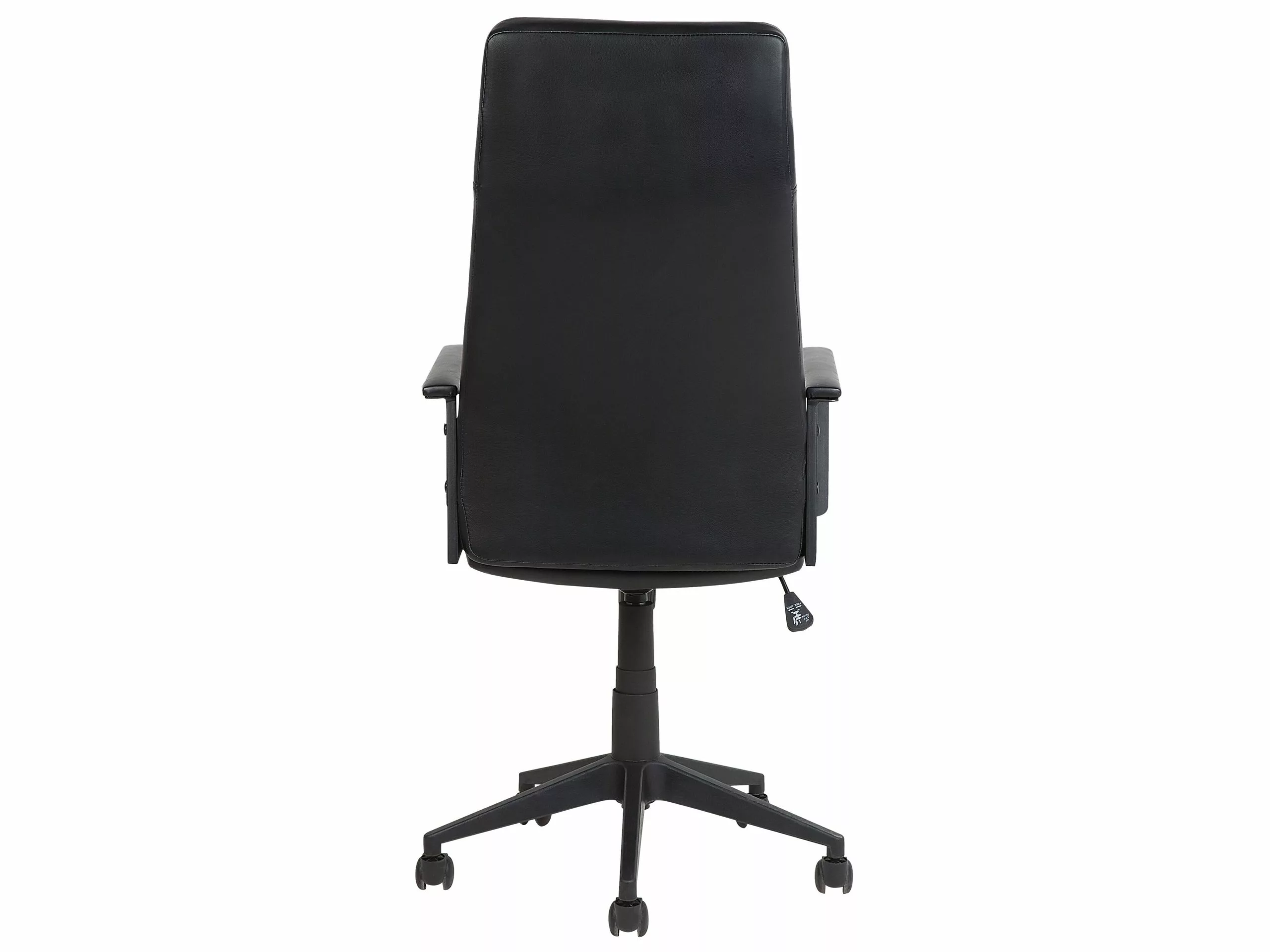 Beliani Työtuoli Keinonahkainen Mustaruskea DELUXE - Image 5