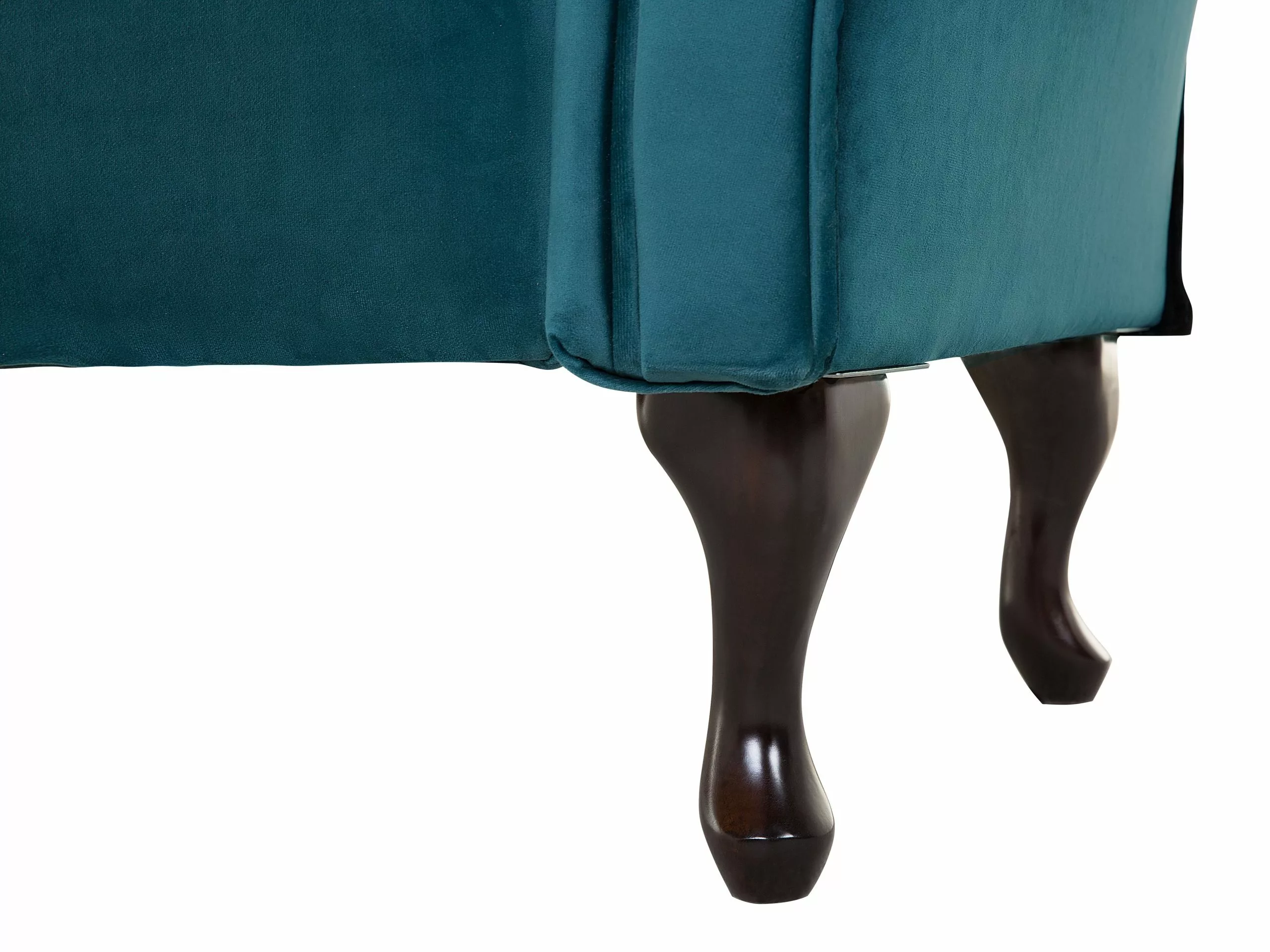 Beliani Divaani Sametti Vasenk. Sinivihreä LATTES - Image 7