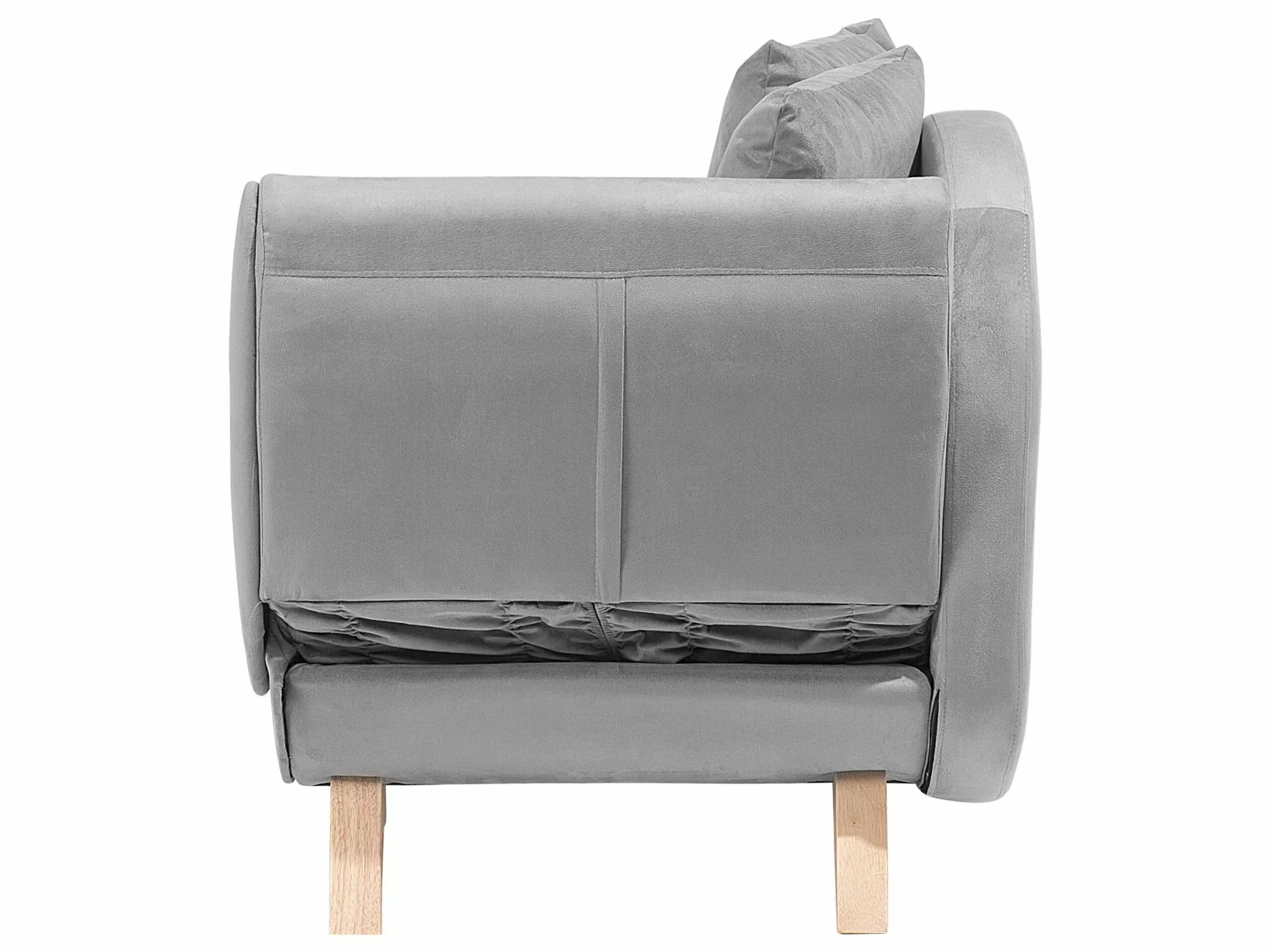 Beliani 2-istuttava Divaani Vaaleanharmaa MERI - Image 9