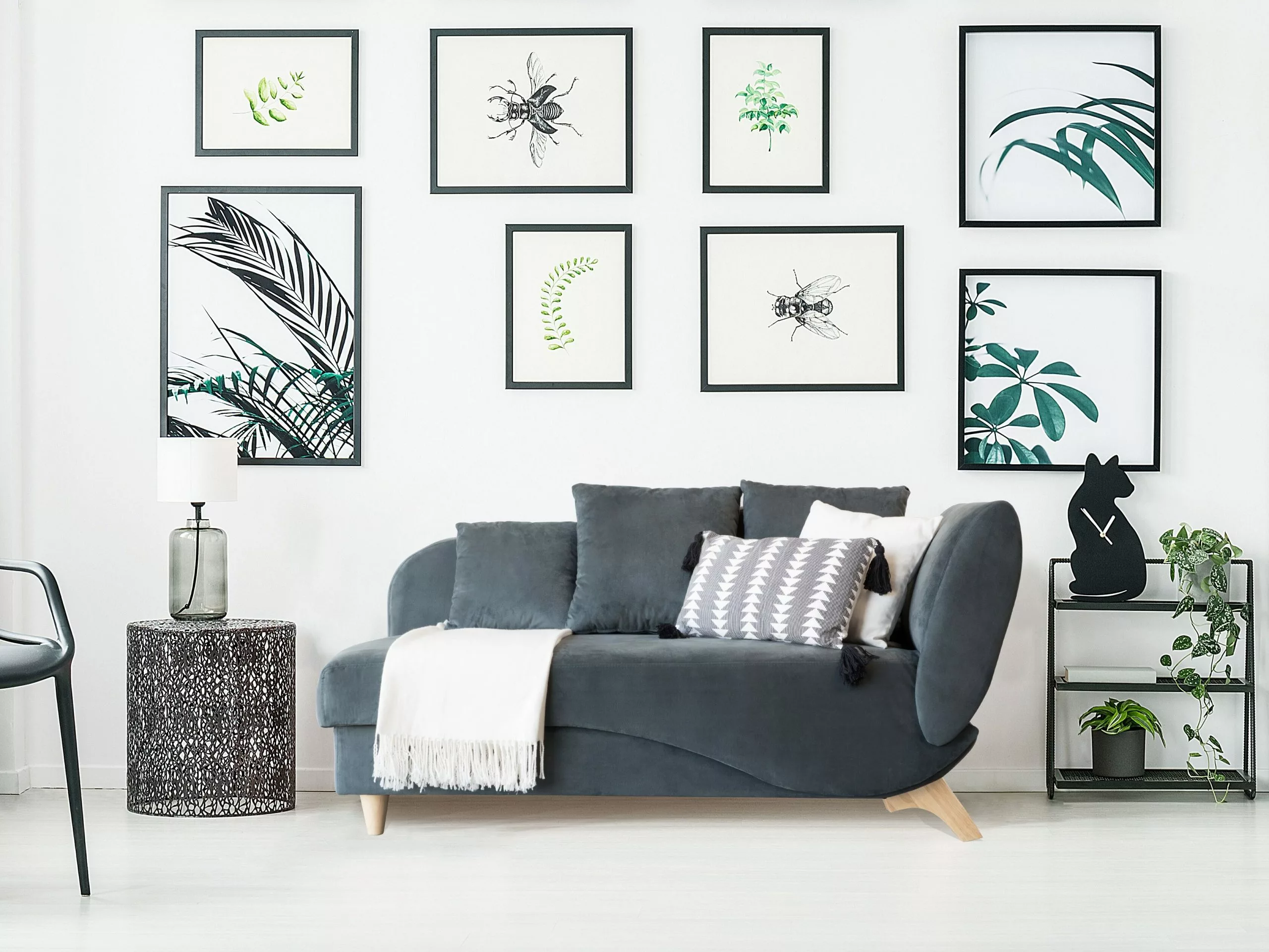 Beliani 2-istuttava Divaani Tummanharmaa MERI - Image 2