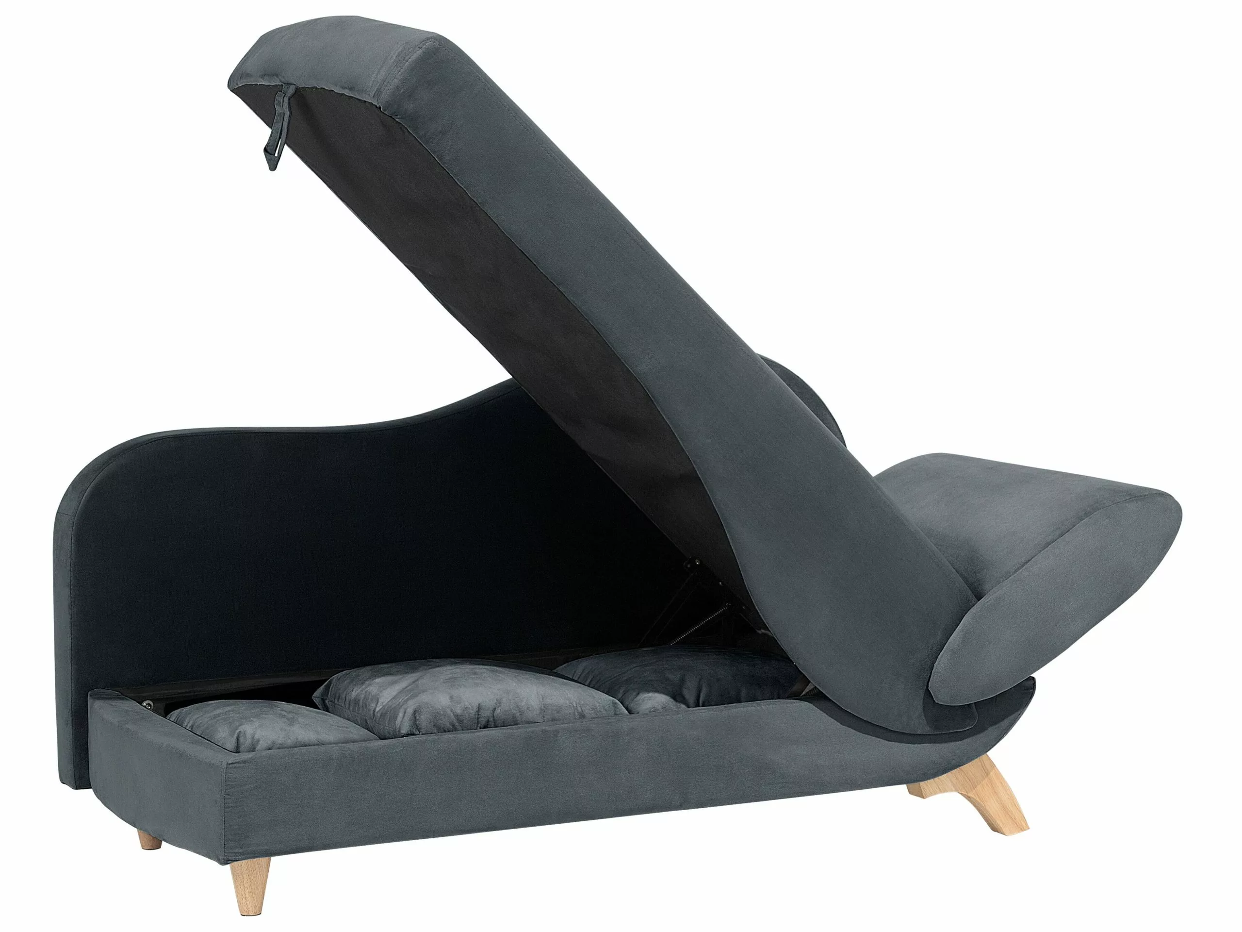 Beliani 2-istuttava Divaani Tummanharmaa MERI - Image 10