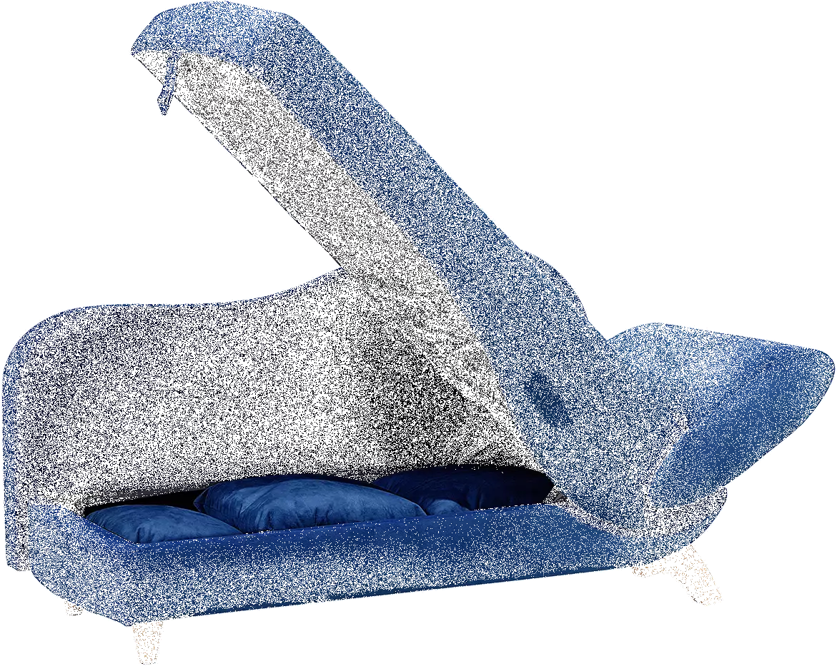 Beliani Divaani Sininen MERI - Image 3