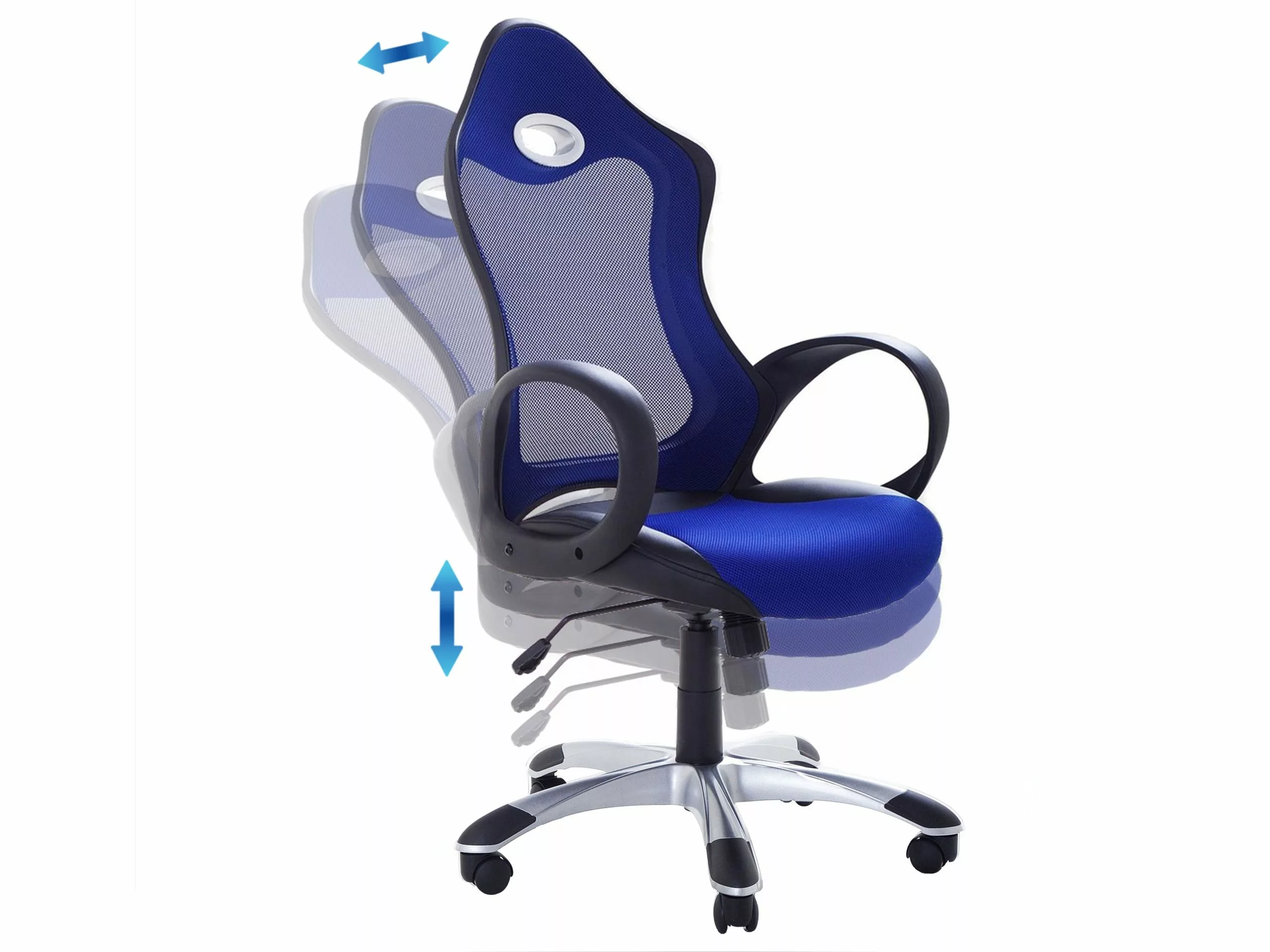 Beliani Sininen Työtuoli ICHAIR - Image 3