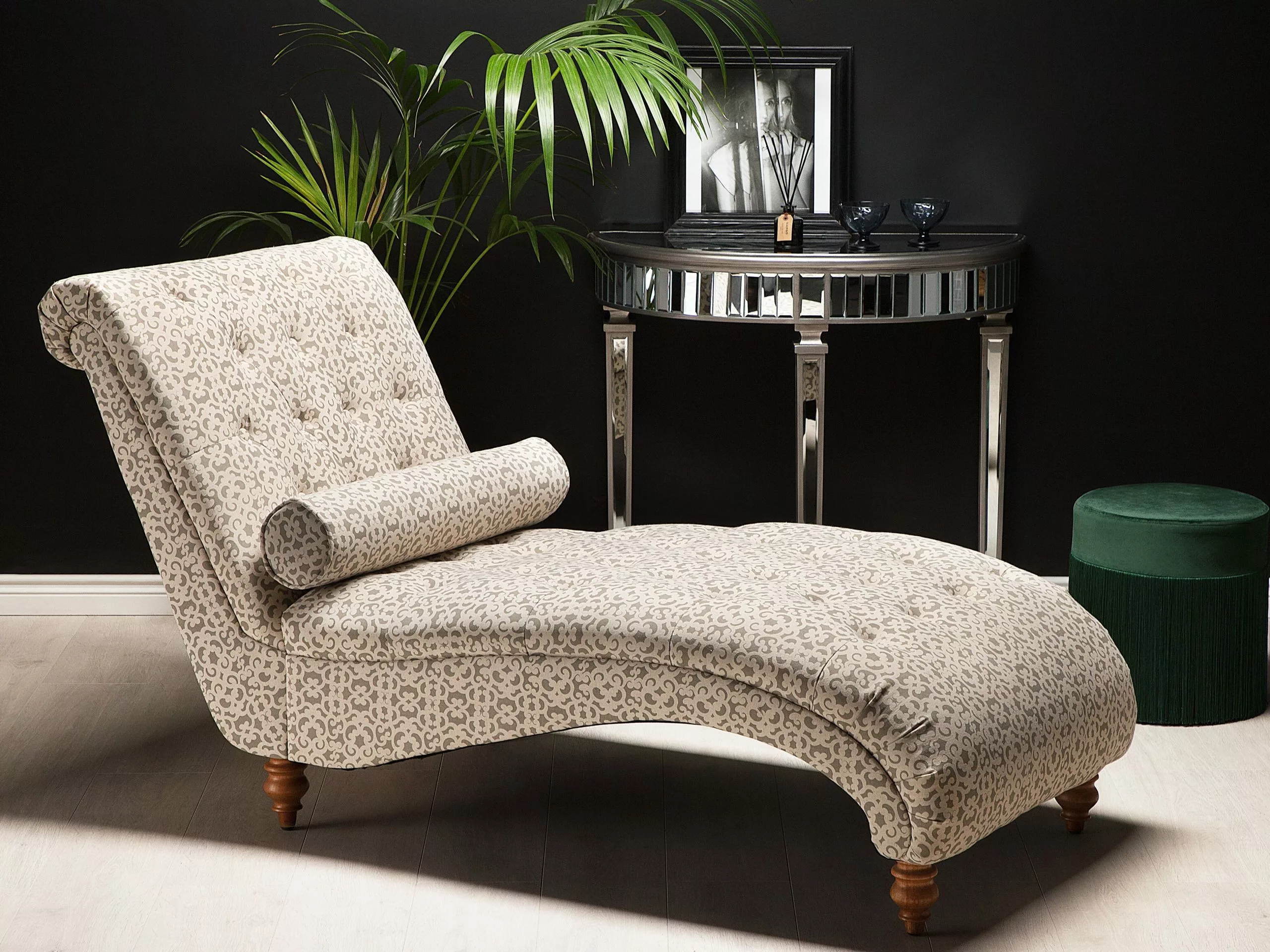 Beliani Divaani Beige/harmaa MURET - Image 2