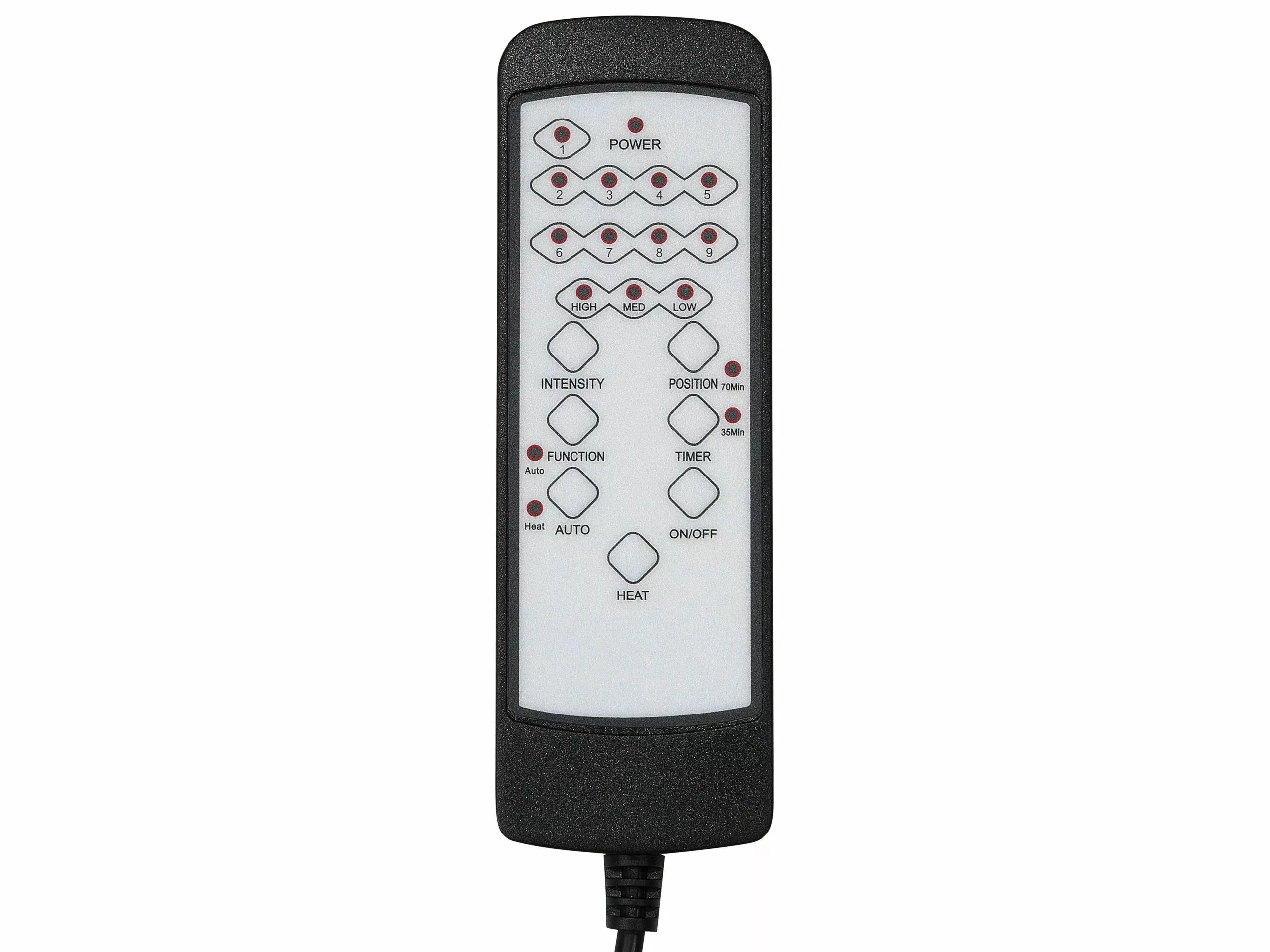 Beliani Hierova Työtuoli Keinonahka Musta COMFORT - Image 9