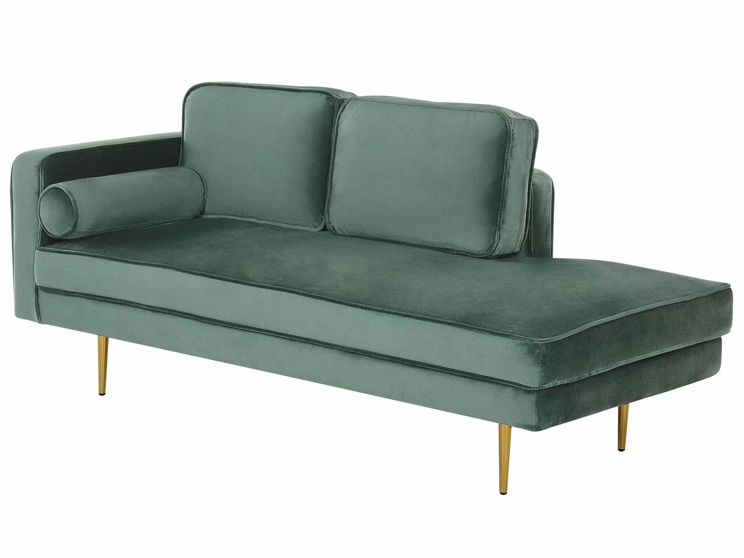 Beliani Divaani Sametti Vasenk. Mintunvihreä MIRAMAS - Image 3