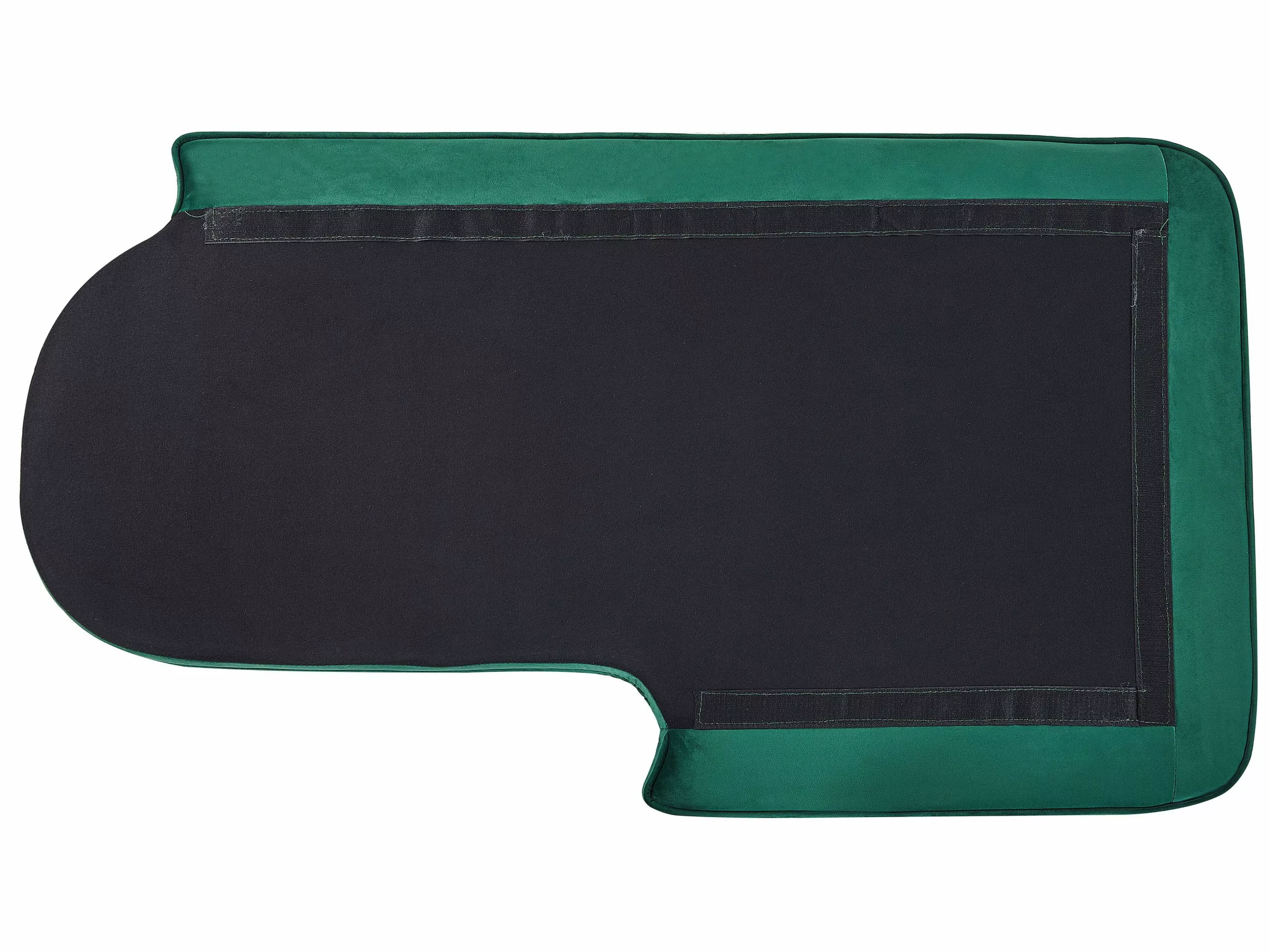 Beliani Divaani Vihreä Samettinen Vasenkätinen ALLIER - Image 8