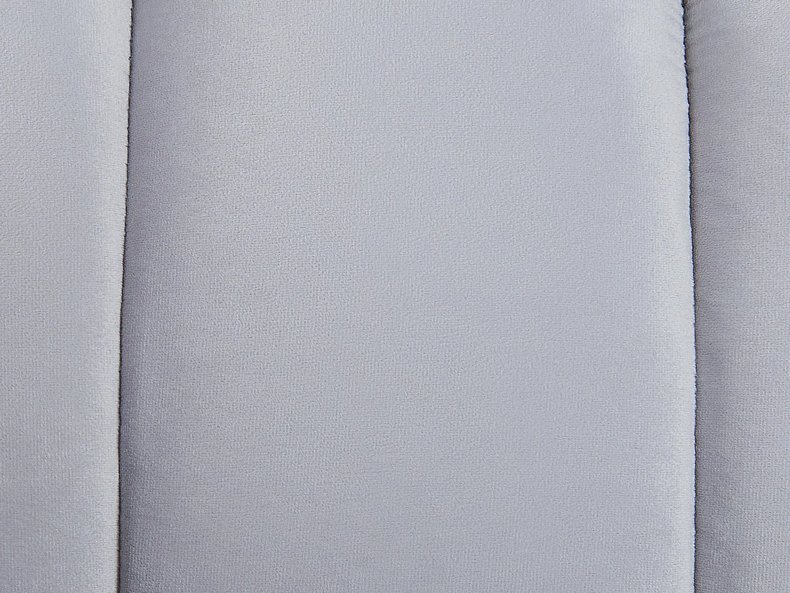 Beliani Divaani Harmaa Samettinen Vasenkätinen ALLIER - Image 9