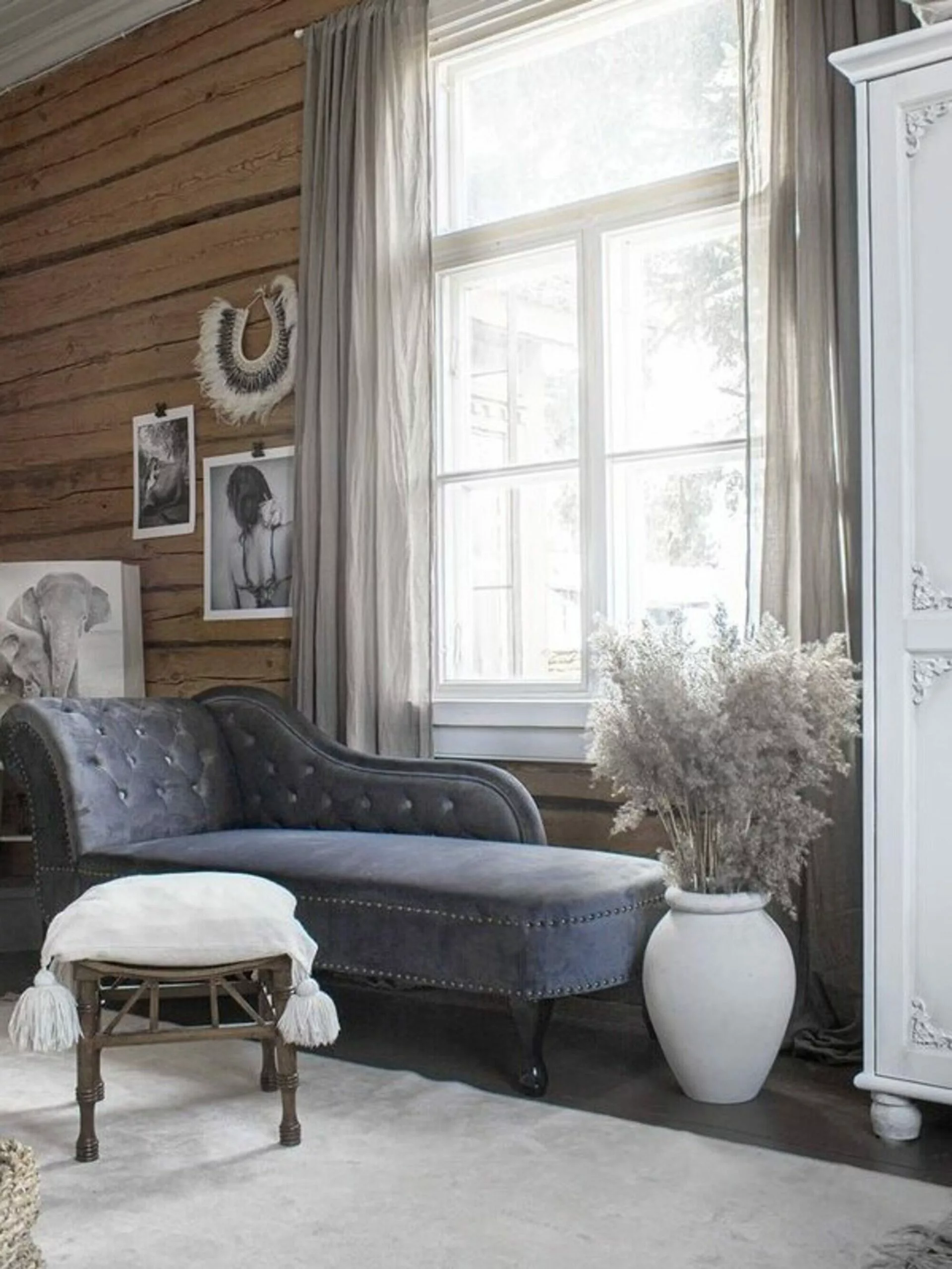 Beliani Samettinen Harmaa Divaani Vasenkätinen NIMES - Image 4