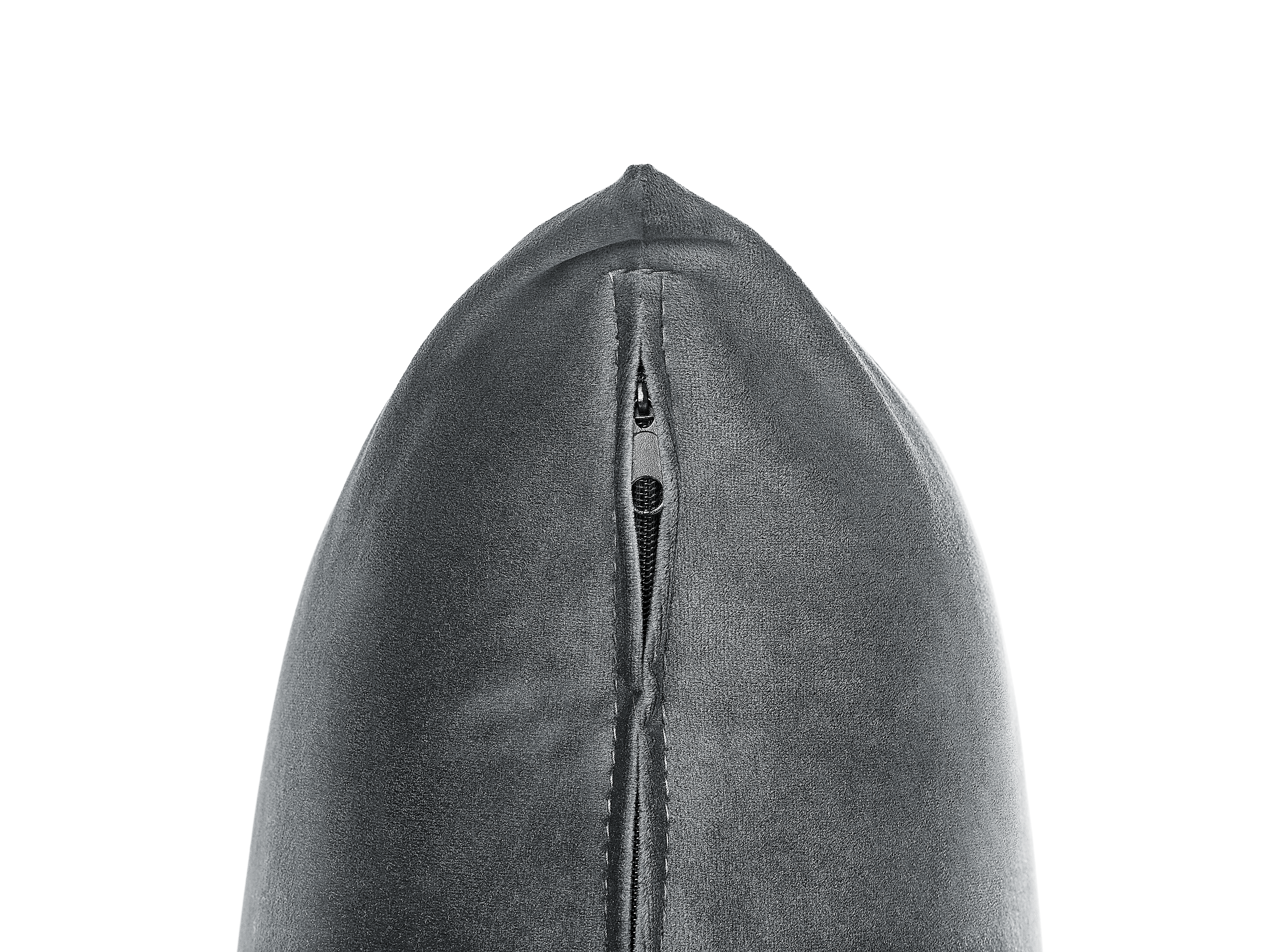 Beliani Divaani Sametti Harmaa GUERET - Image 6